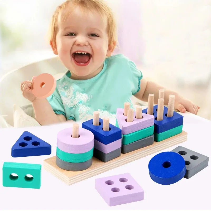 Montessori Baby Educational Wooden Toys