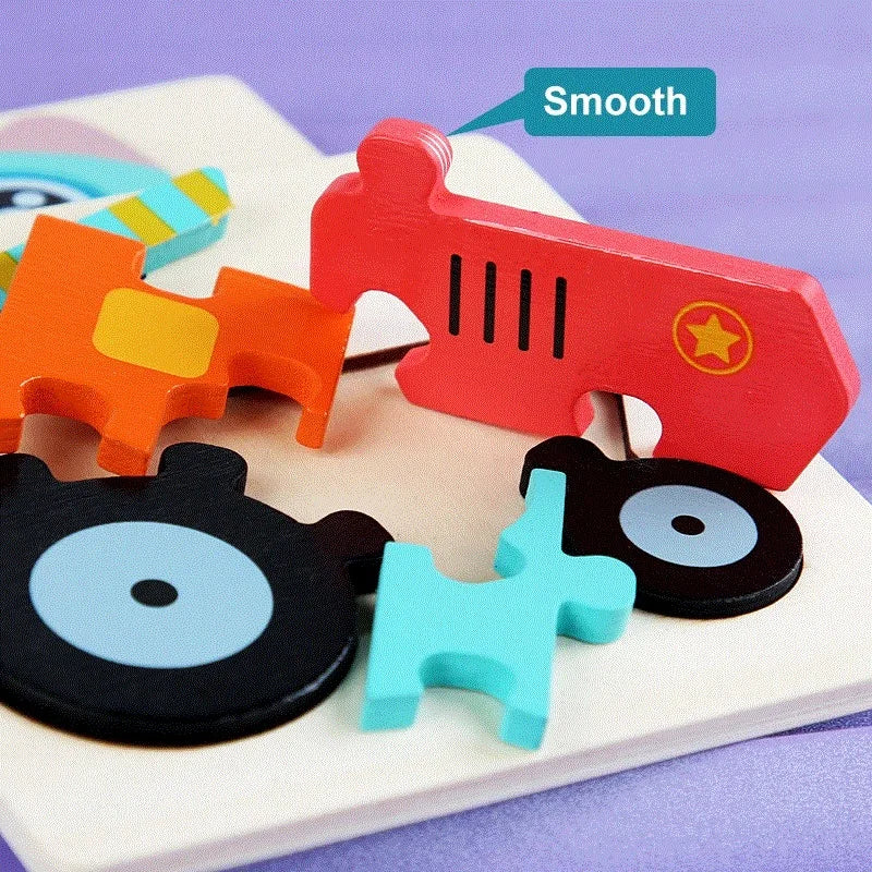 Montessori Wooden Animals Puzzle