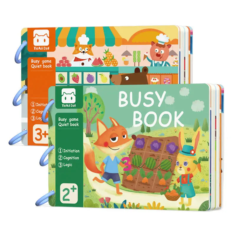 Baby  Education Montessori Paper Book