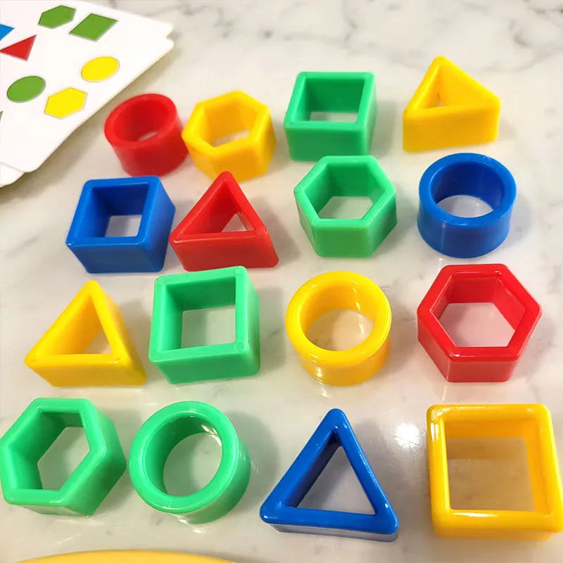 Geometric Shape Educational Montessori 3D Puzzle Game