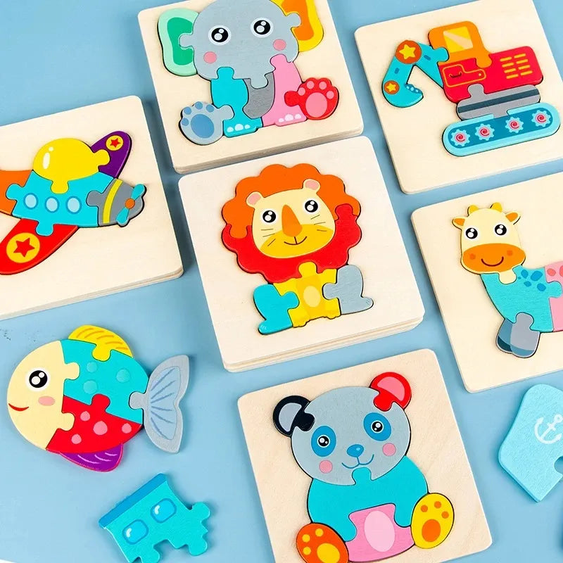 Montessori Wooden Animals Puzzle