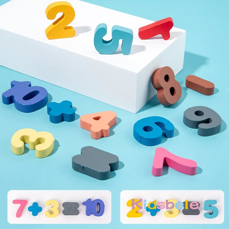 Montessori Wooden Numbers Learning Toy