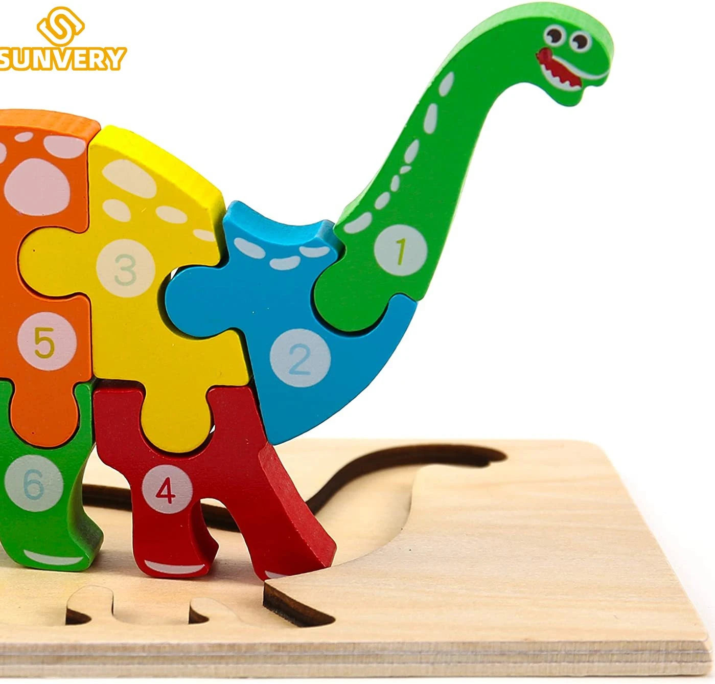 Montessori Wooden Animals Toddler Puzzle