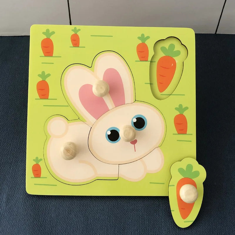 Children's Hand Scratch 3D Puzzle Board