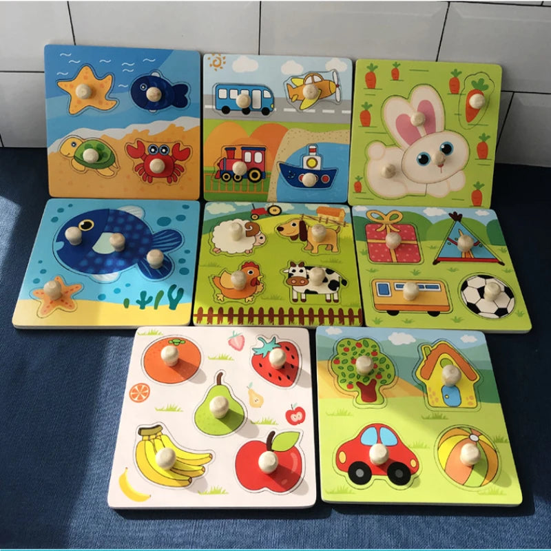 Children's Hand Scratch 3D Puzzle Board