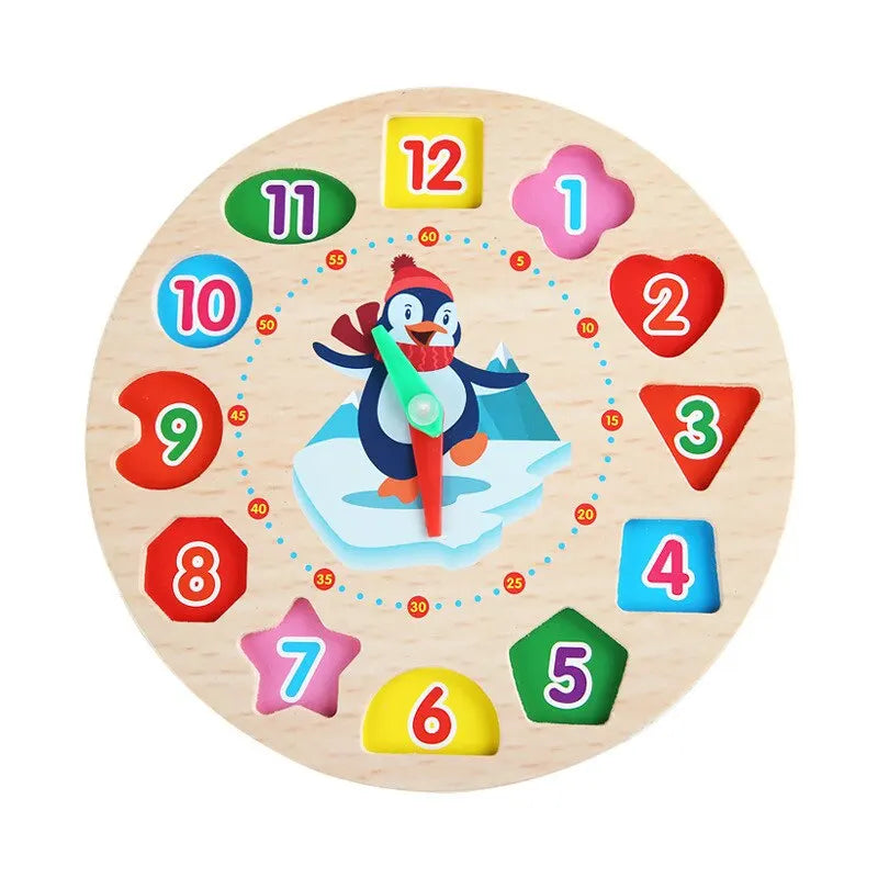 Montessori Wooden Numbers Clock