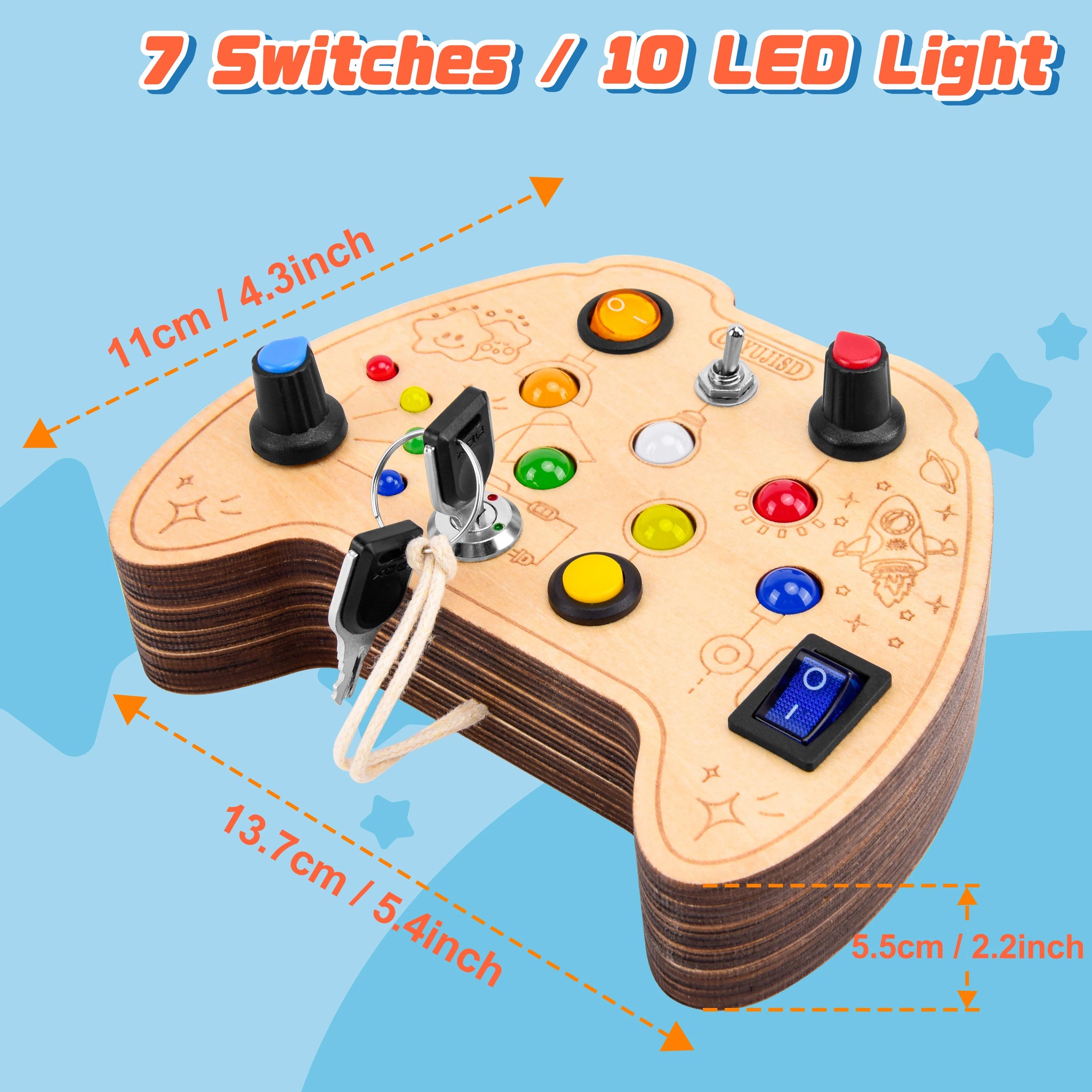 Montessori Educational Busy Board