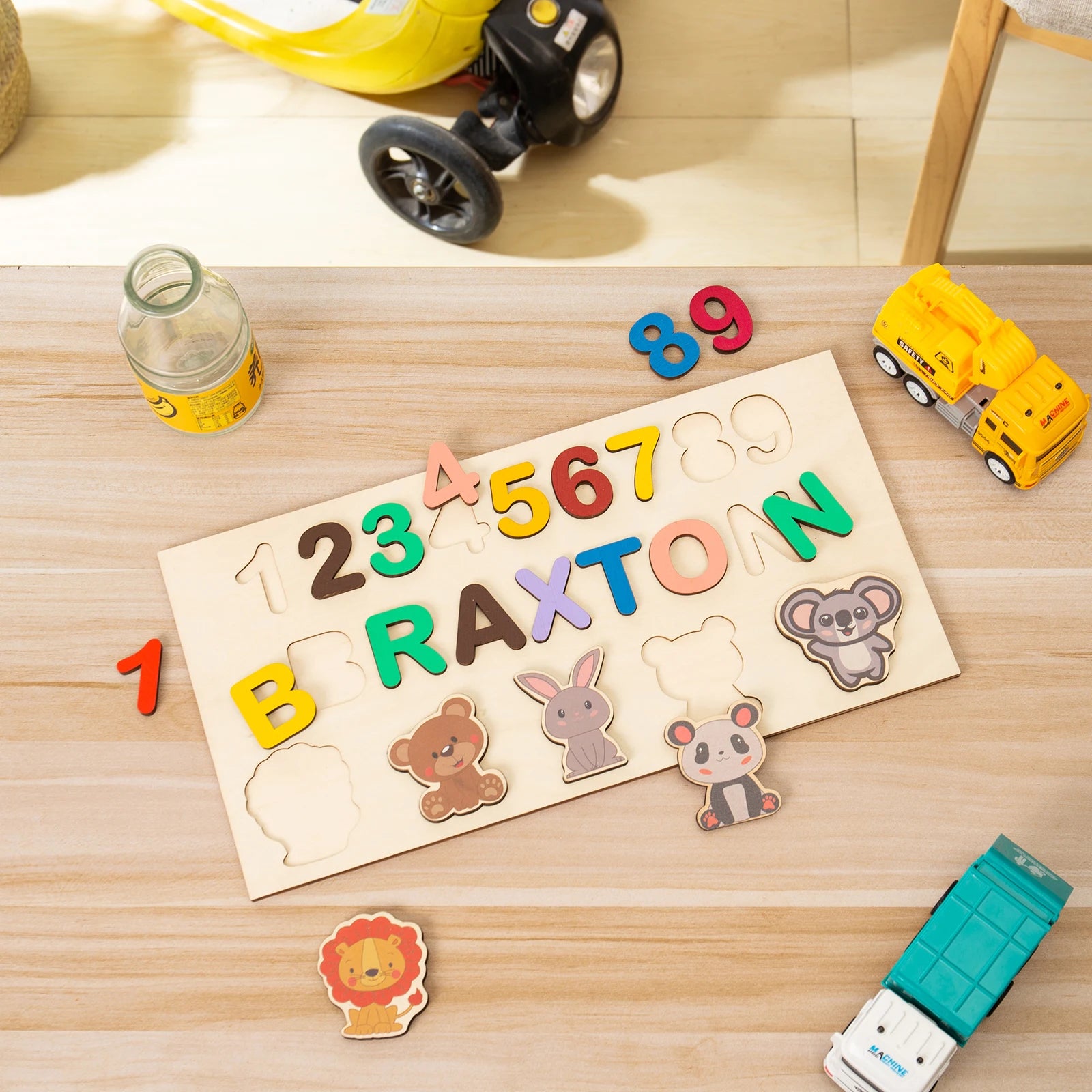 Montessori Name Puzzle for Kids